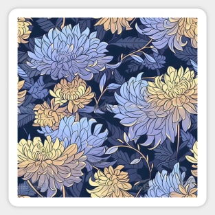 Chrysanthemums pattern Sticker